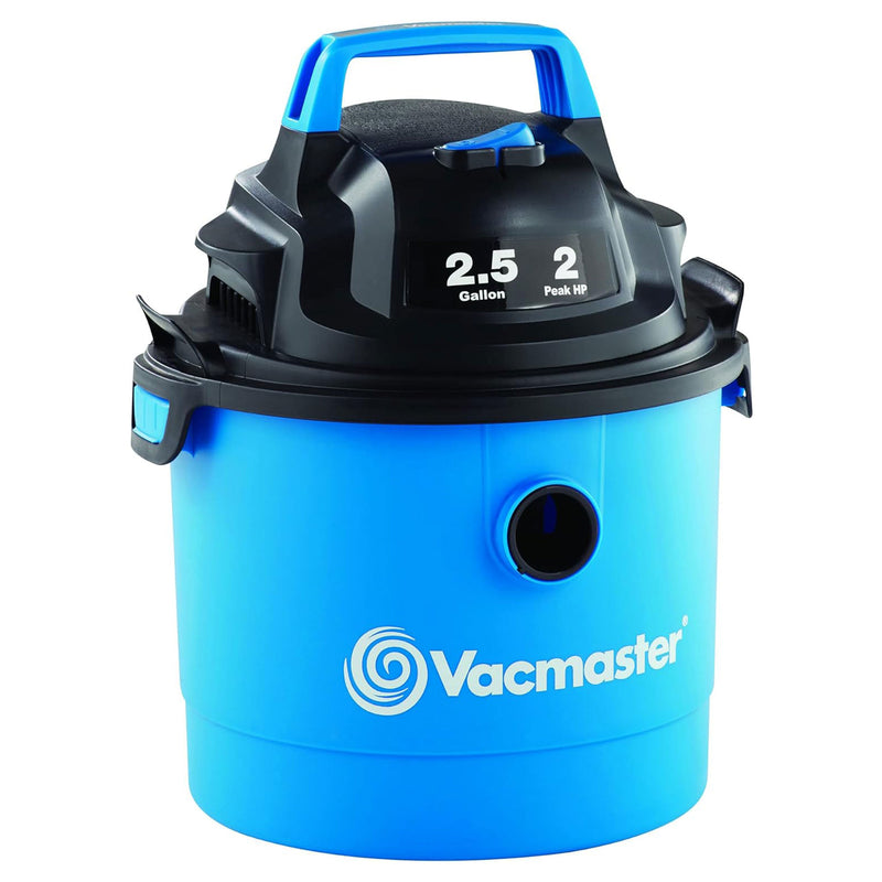 Vacmaster 2.5 Gal 2 HP Portable 2 in 1 Wet/Dry Vacuum & Attachments (Open Box)