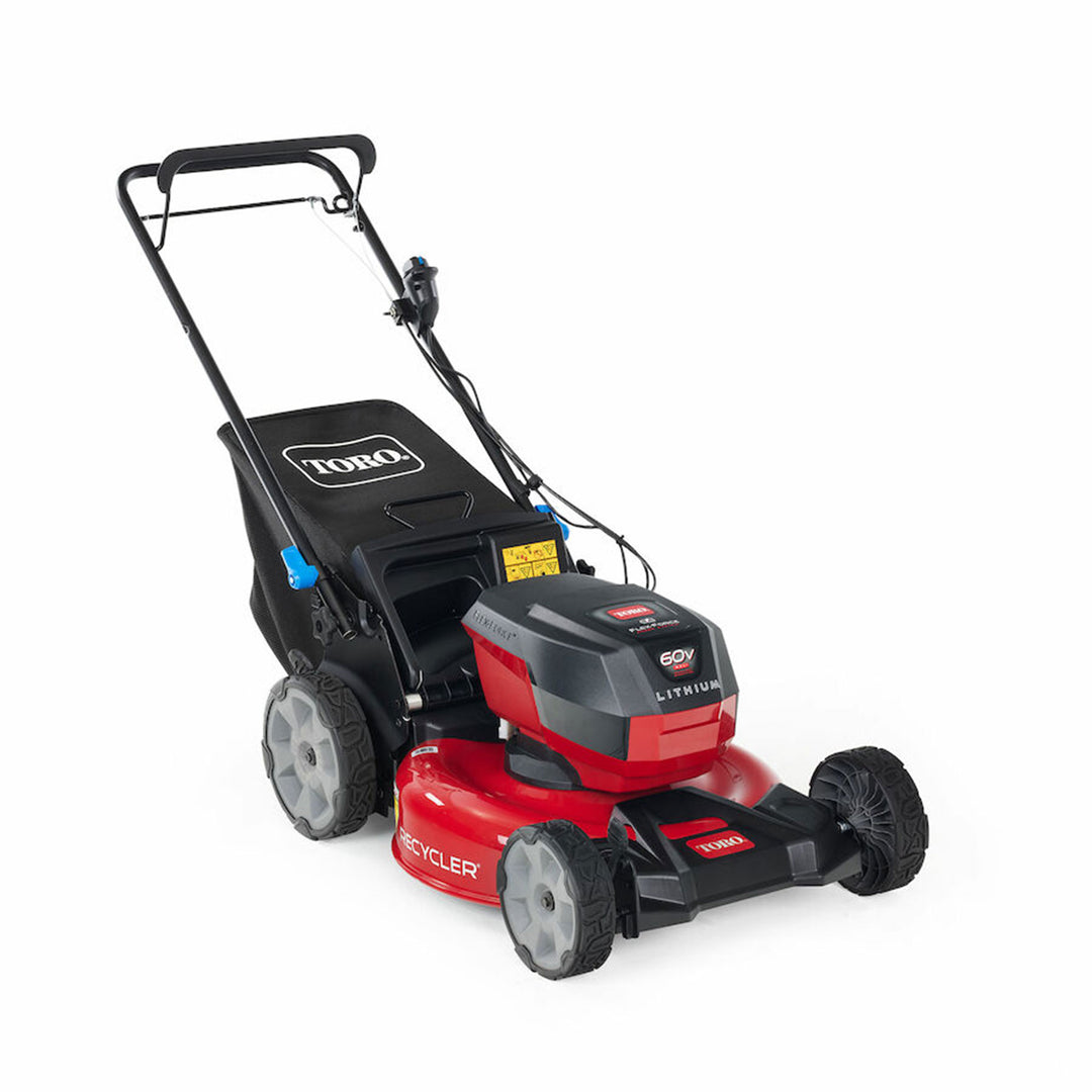 Toro Recycler 21” Deck 60V Max Brushless Motor Self Propel Lawn Mower, Red(Used)