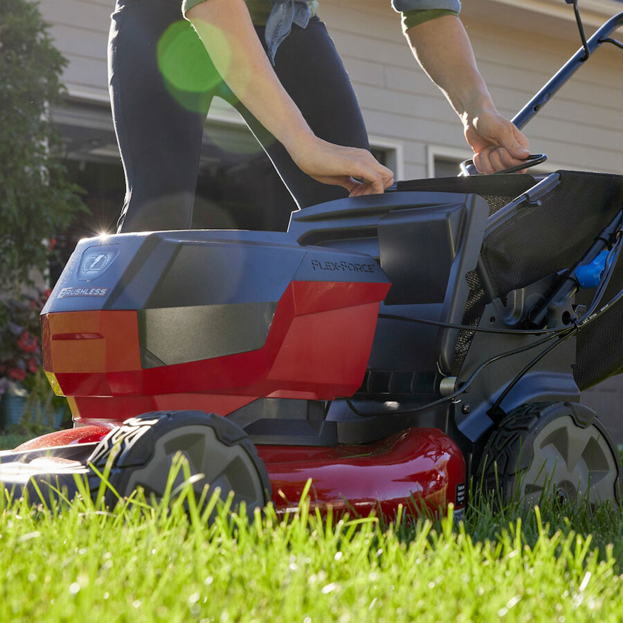 Toro Recycler 21” Deck 60V Max Brushless Motor Self Propel Lawn Mower, Red(Used) - VMInnovations