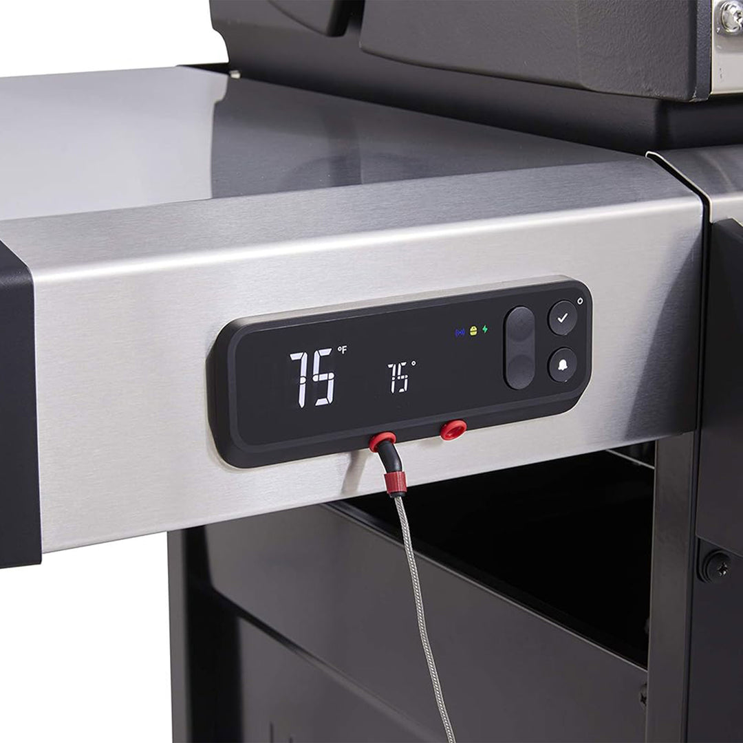 Weber Genesis EX-335 Stainless Steel 3 Burner Natural Gas Grill, Black(Open Box) - VMInnovations