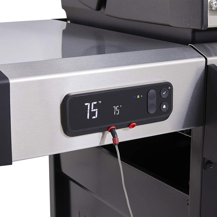 Weber Genesis EX-335 Stainless Steel 3 Burner Natural Gas Grill, Black(Open Box) - VMInnovations