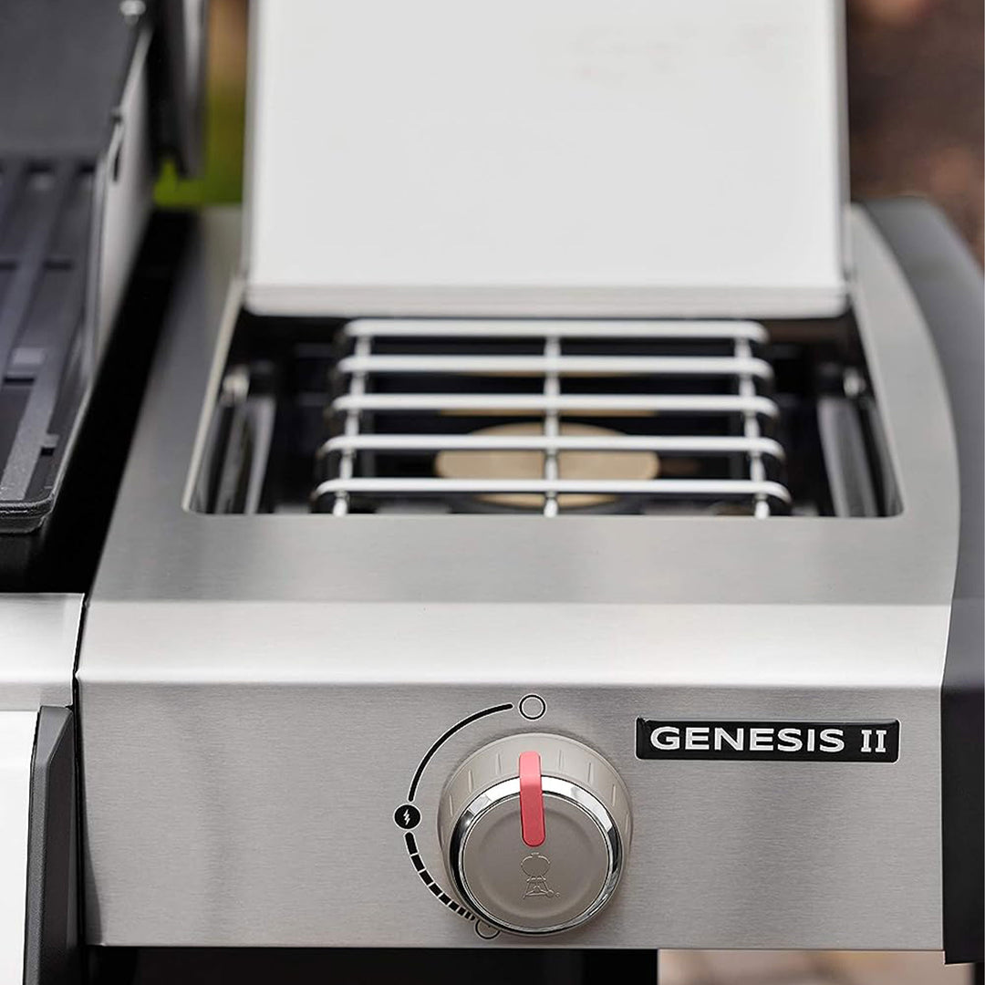 Weber Genesis EX-335 Stainless Steel 3 Burner Natural Gas Grill, Black(Open Box) - VMInnovations