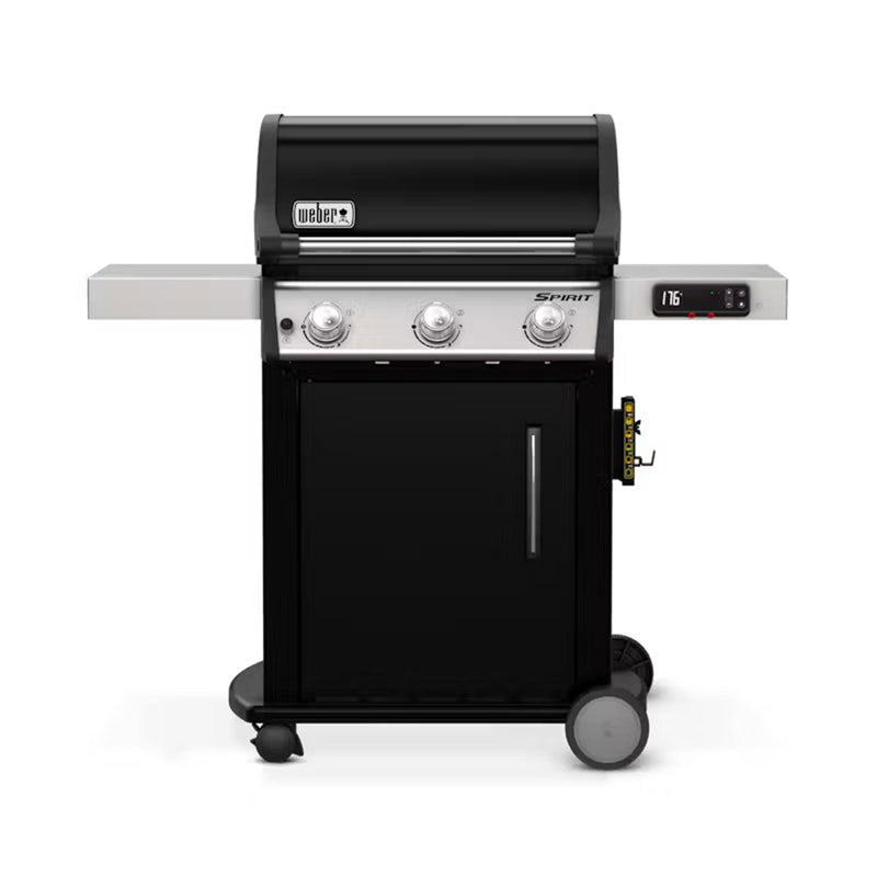 Weber Spirit 529 Sq Inch Freestanding Cast Iron Natural Gas Grill, Black (Used)