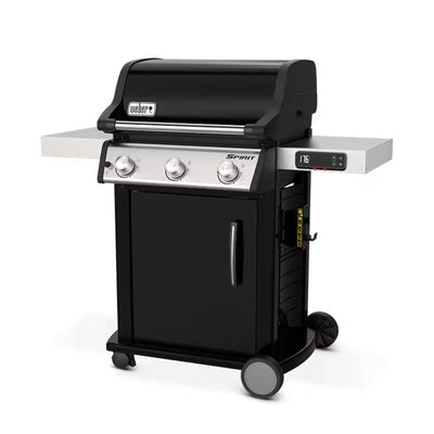 Weber Spirit 529 Sq Inch Freestanding Cast Iron Natural Gas Grill, Black (Used)