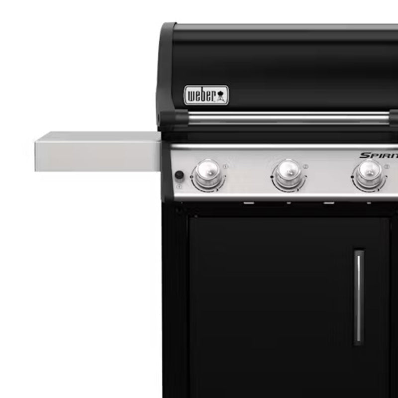 Weber 529 Square Inch Freestanding Cast Iron Natural Gas Grill, Black (Open Box)