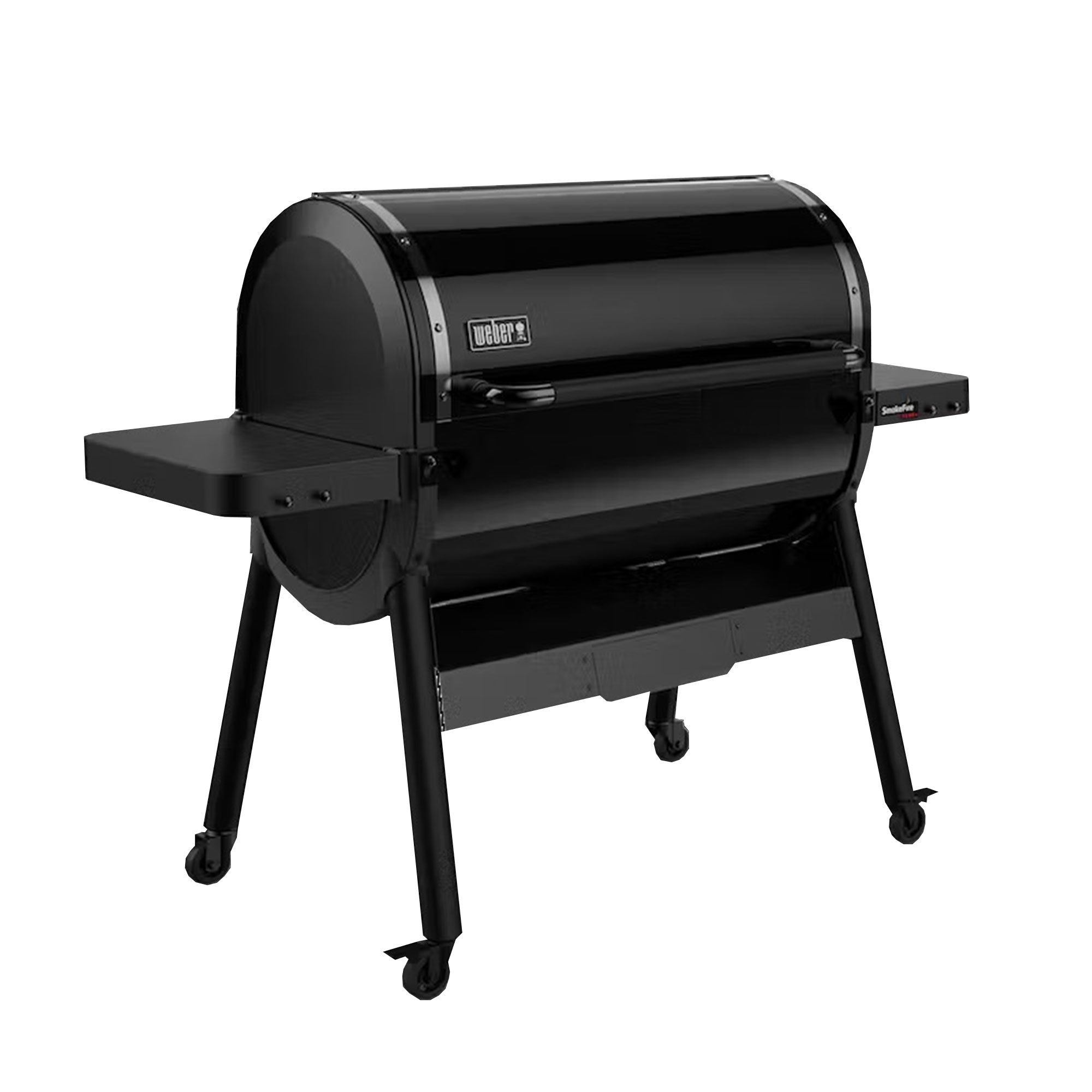 Weber SmokeFire Sear Plus ELX6 Wood Fired Pellet Smoker Grill with Side Table - VMInnovations
