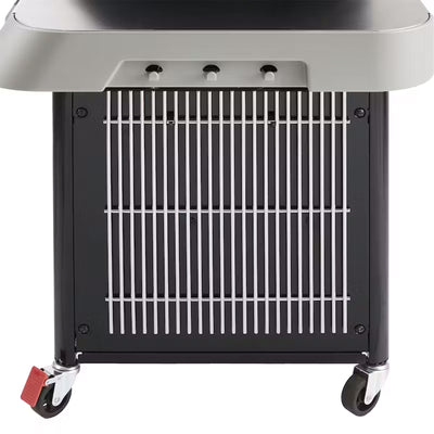 Weber Genesis S-325s Outdoor Stainless Steel 3 Burner Natural Gas Grill, Silver