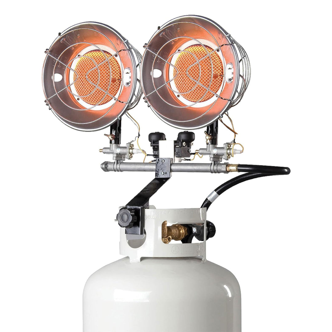 Mr. Heater 30,000 BTU 2 Burner Propane Heater Lamp w/Auto Shut Off (For Parts)