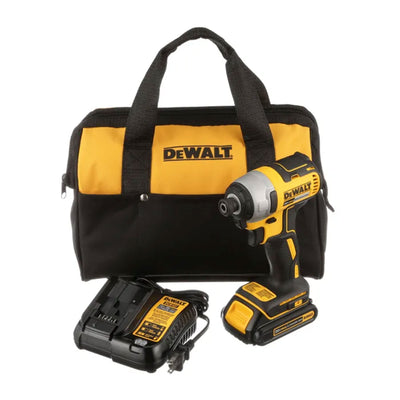 DeWalt 20V MAX Brushless Cordless Impact Driver Kit with Charger and Kit Bag