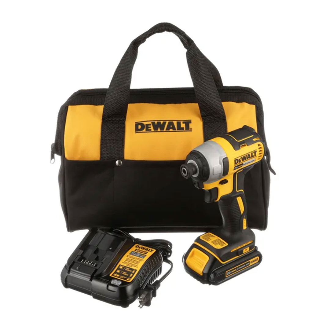 DeWalt 20V MAX Cordless Impact Driver Kit with Charger & Kit Bag (For Parts)