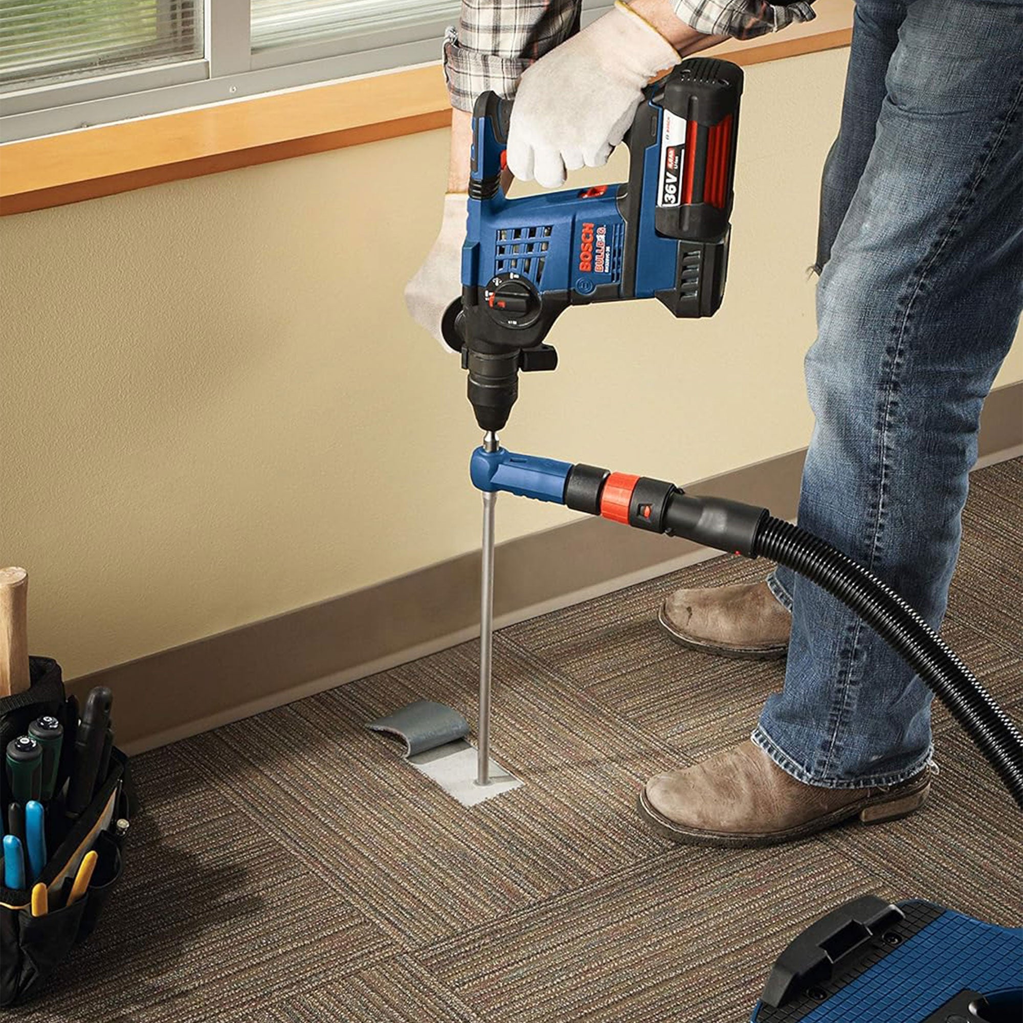 Bosch 0.75 In x 8 In SDS-Plus Bulldog Rotary Hammer Bit w/Centric Tip (Open Box) - VMInnovations