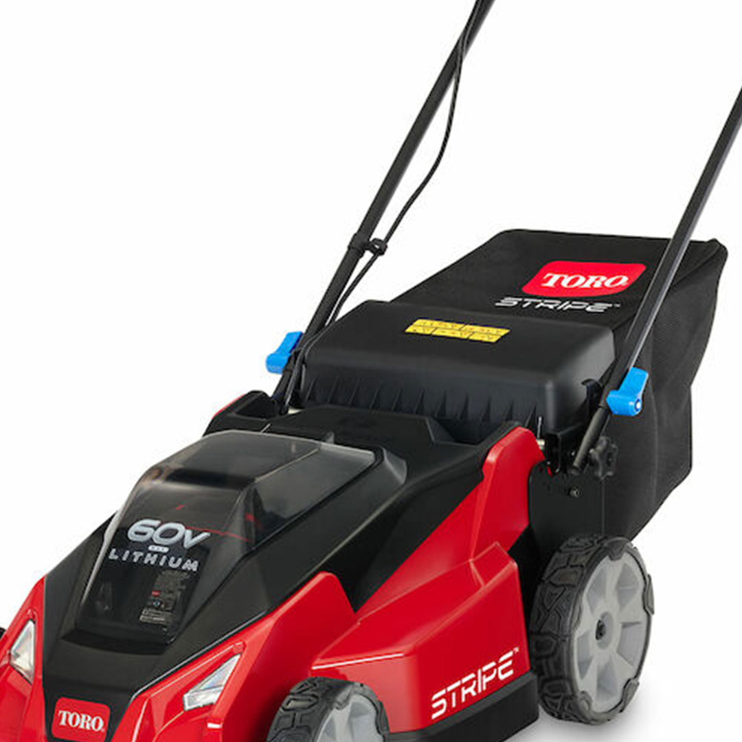 Toro Foldable 60V21" Stripe Electric Self Propelled Mower w/Headlights(Open Box)