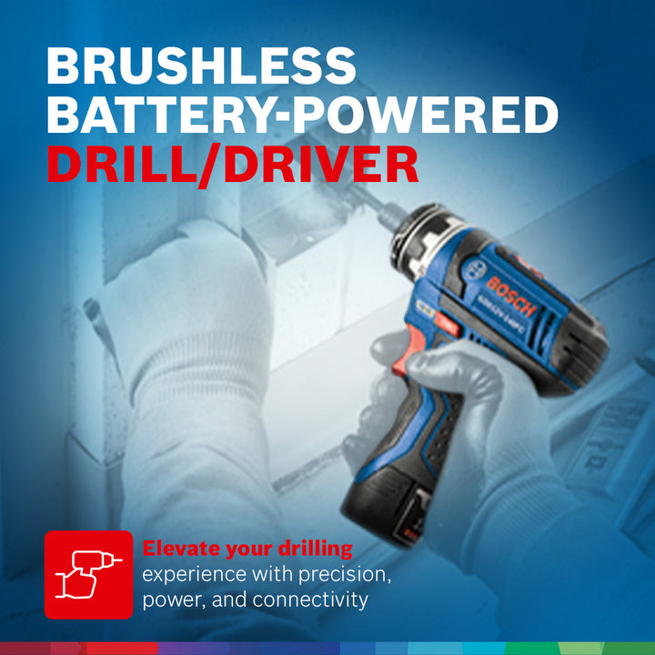 Bosch 5-In-1 Drill/Driver with Flexiclick System and 12 Volt 2.0 Ah Batteries - VMInnovations
