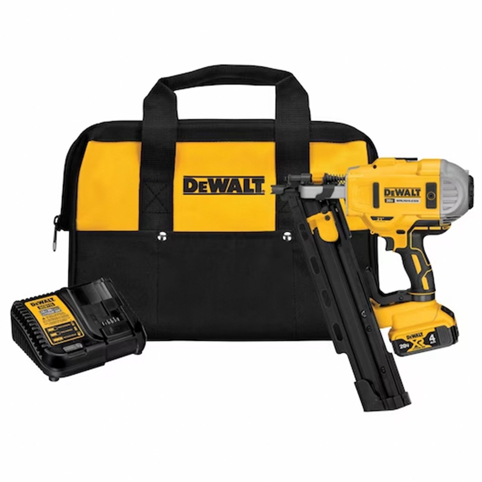 DeWalt 20V MAX Collated Cordless Framing Nailer Tool Kit with Adjustable Hook - VMInnovations