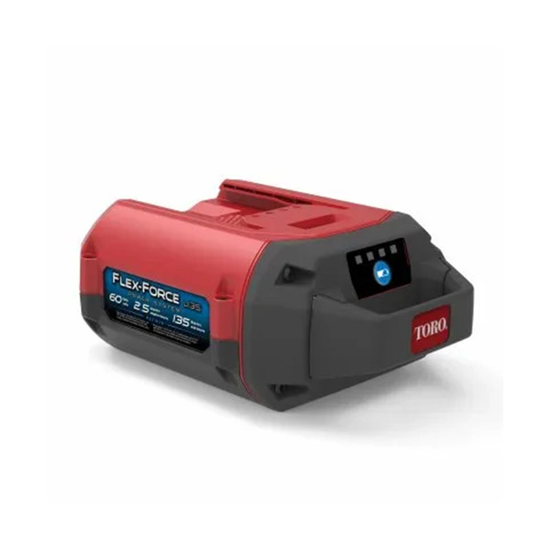 Toro Flex Power System 60 Volt Max 2.5Ah Lithium Ion Battery,Black/Red(Open Box)