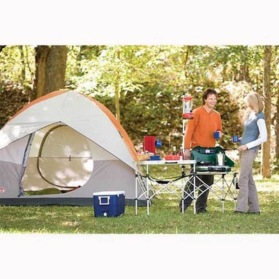 Coleman Portable Camp Pack-Away Kitchen w/Tabletop Food Prep Area & Lantern Hook