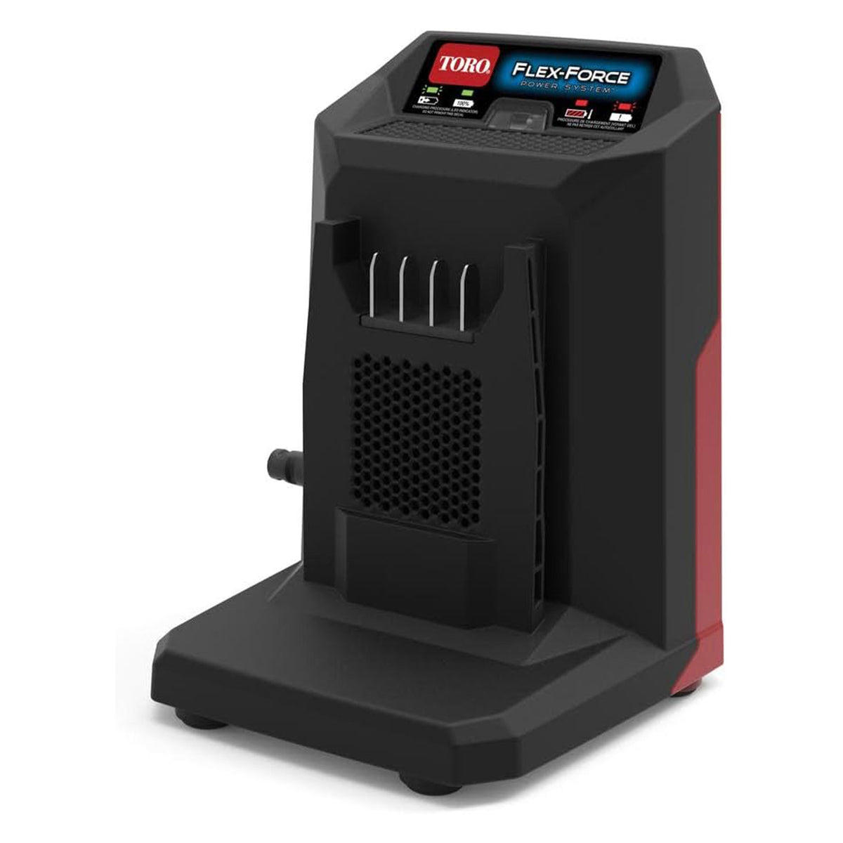 TORO Flex Force Power System 60 Volt Max Lithium Ion Battery Charger, Black