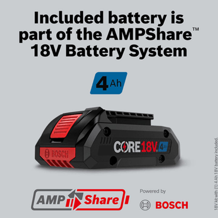 Bosch 1900 RPM Compact Design 5 In 1 Drill Driver with CORE18V 4.0Ah Battery - VMInnovations