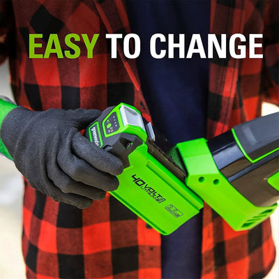 Greenworks G MAX 40 Volt 2.5Ah USB Lithium Ion Battery Powerbank, Green - VMInnovations