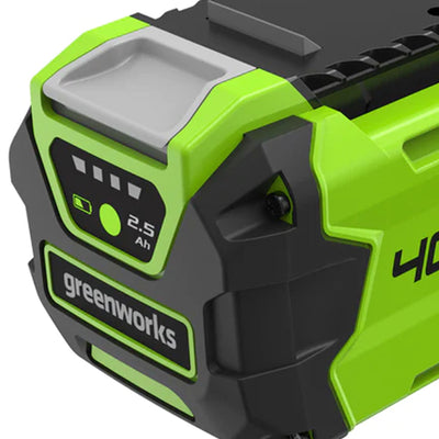 Greenworks G MAX 40 Volt 2.5Ah USB Lithium Ion Battery Powerbank, Green (Used)