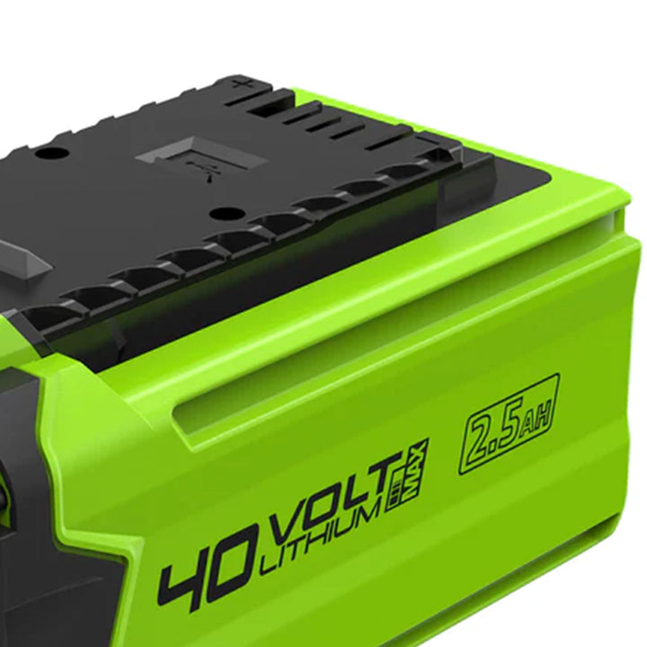 Greenworks G MAX 40 Volt 2.5Ah USB Lithium Ion Battery Powerbank, Green