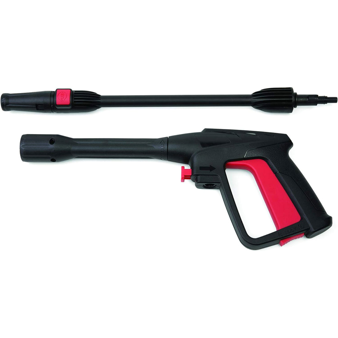 Powermate 2100 PSI Water Electric Pressure Washer w/Onboard Storage, Red (Used) - VMInnovations