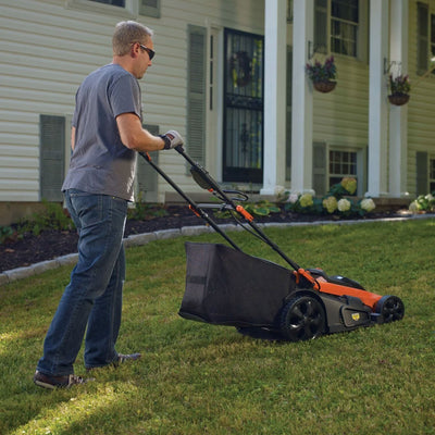 BLACK+DECKER 40V Cordless Electric Lawn Mower w/Battery & Charger (For Parts)