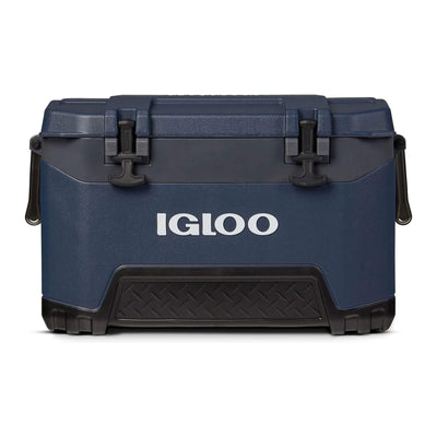 Igloo BMX 52 Qt Ice Chest Cooler with Cool Riser Technology, Rugged Blue (Used)