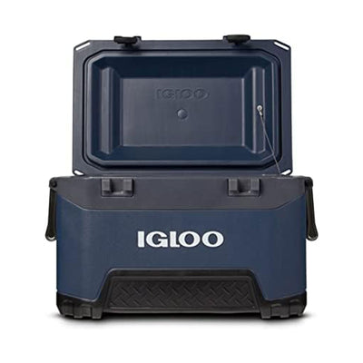 Igloo BMX 52 Quart Ice Chest with Cool Riser Technology, Rugged Blue (Open Box)