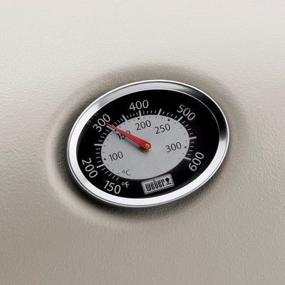 Weber Q 2200 Aluminum Portable 12,000 BTU Liquid Propane Gas Grill w/Thermometer - VMInnovations