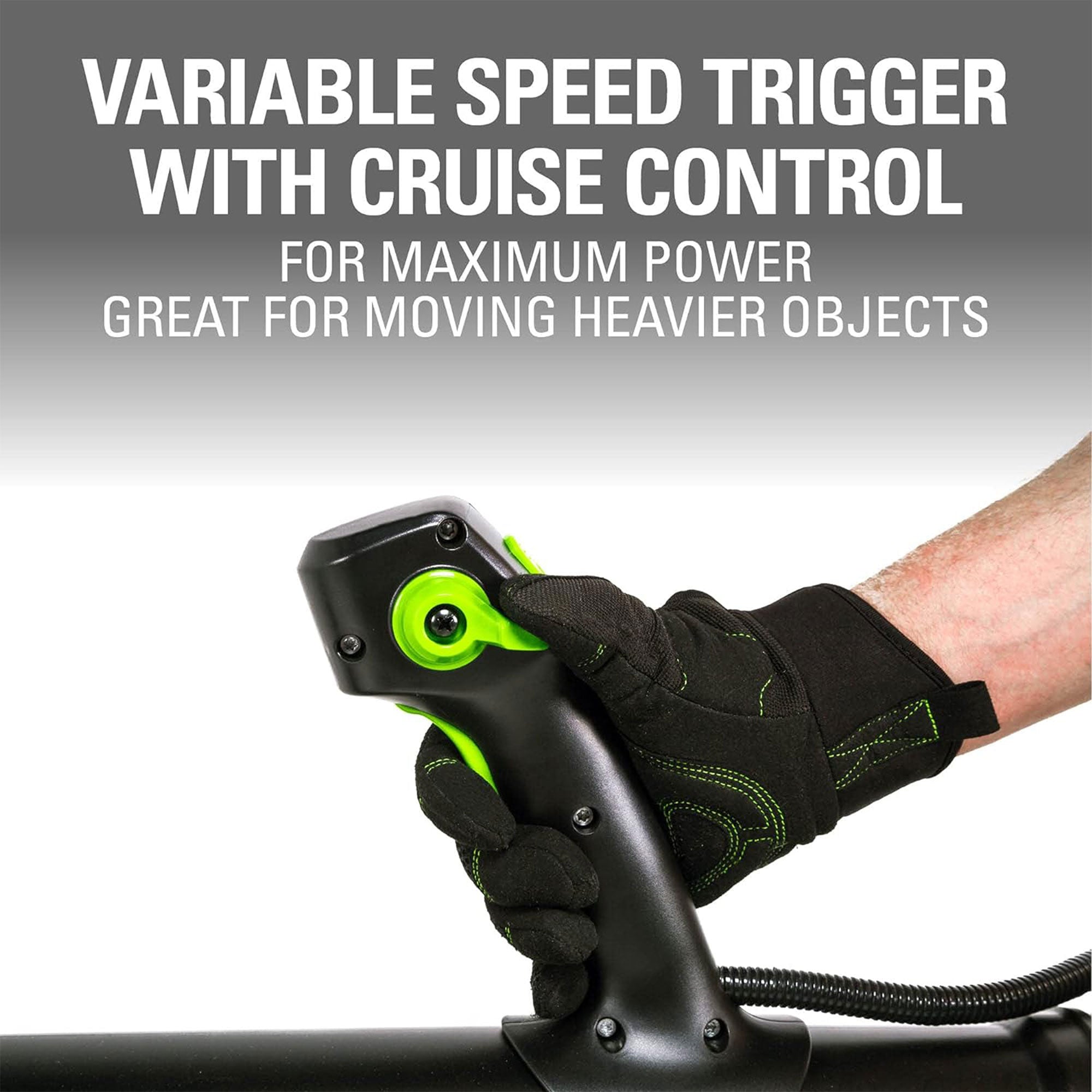 Greenworks Cordless Backpack Blower with 80 Volt 2.5Ah Battery & Charger, Green - VMInnovations