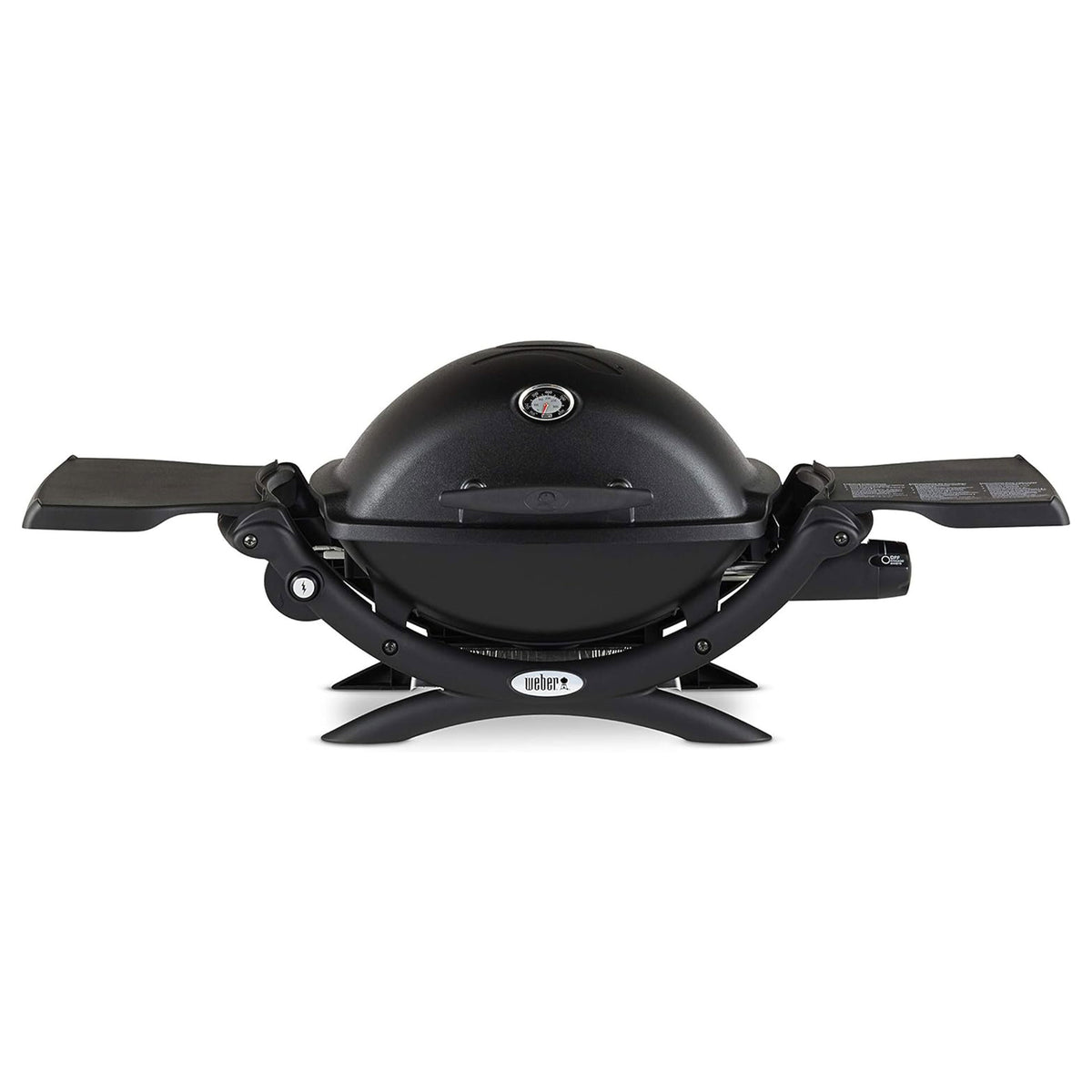 Weber Aluminum Lid Portable 8,500 BTU Liquid Propane Gas Grill, Black (Open Box)