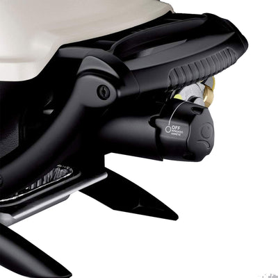 Weber Aluminum Lid Portable 8,500 BTU Liquid Propane Gas Grill, Black (Open Box)