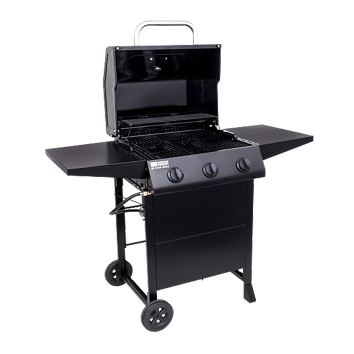 Char-Broil American Gourmet 3 Burner Cart Style Liquid Propane Gas Grill, Black