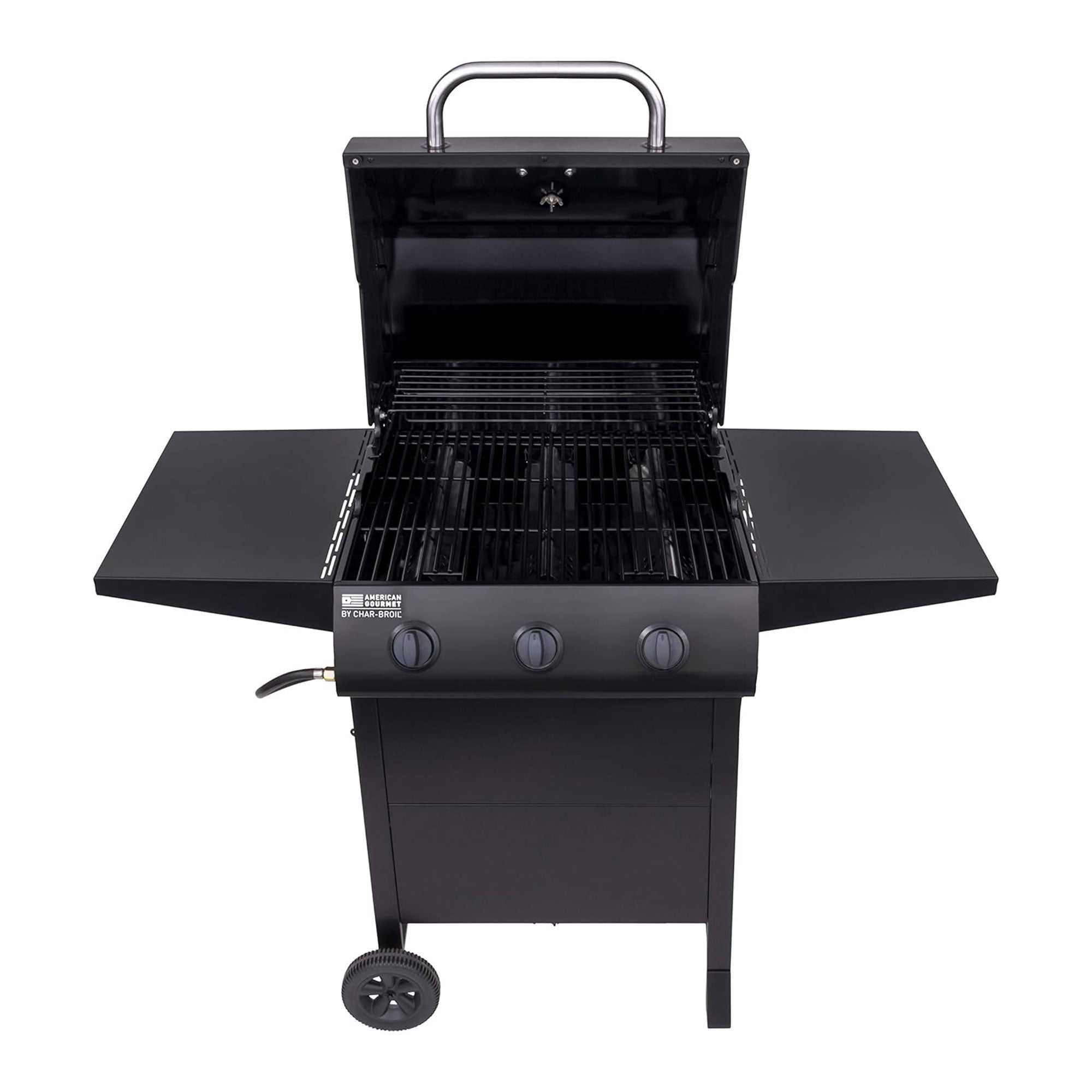 Char-Broil American Gourmet 3 Burner Cart Style Liquid Propane Gas Grill, Black - VMInnovations