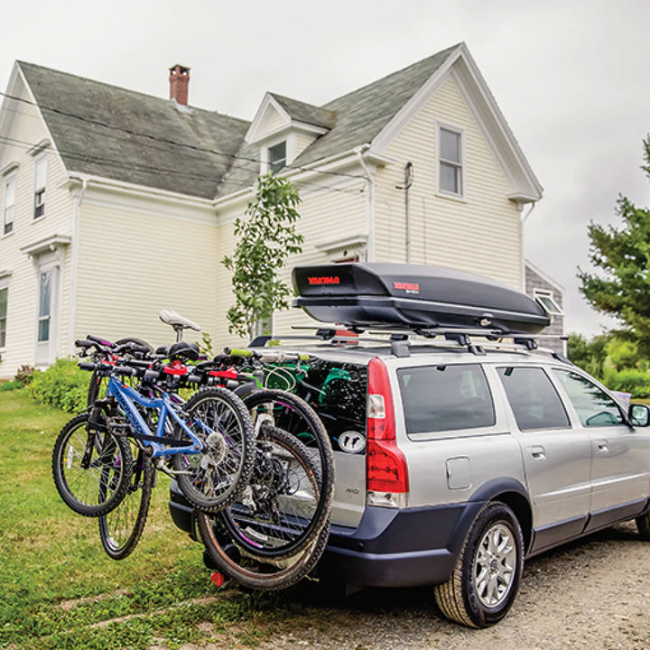 Yakima RidgeBack Tilt Away Hitch Bike Rack Holds 4 Bikes for Cars, SUVs, Trucks