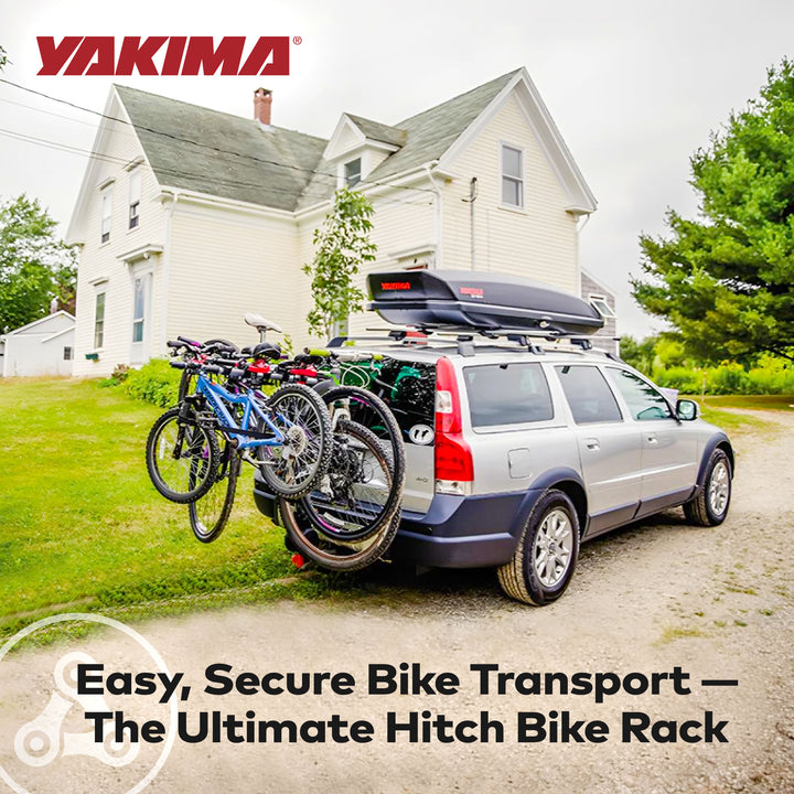 Yakima Tilt Away Hitch Bike Rack Holds 4 Bikes for Cars, SUVs, Trucks (Open Box)