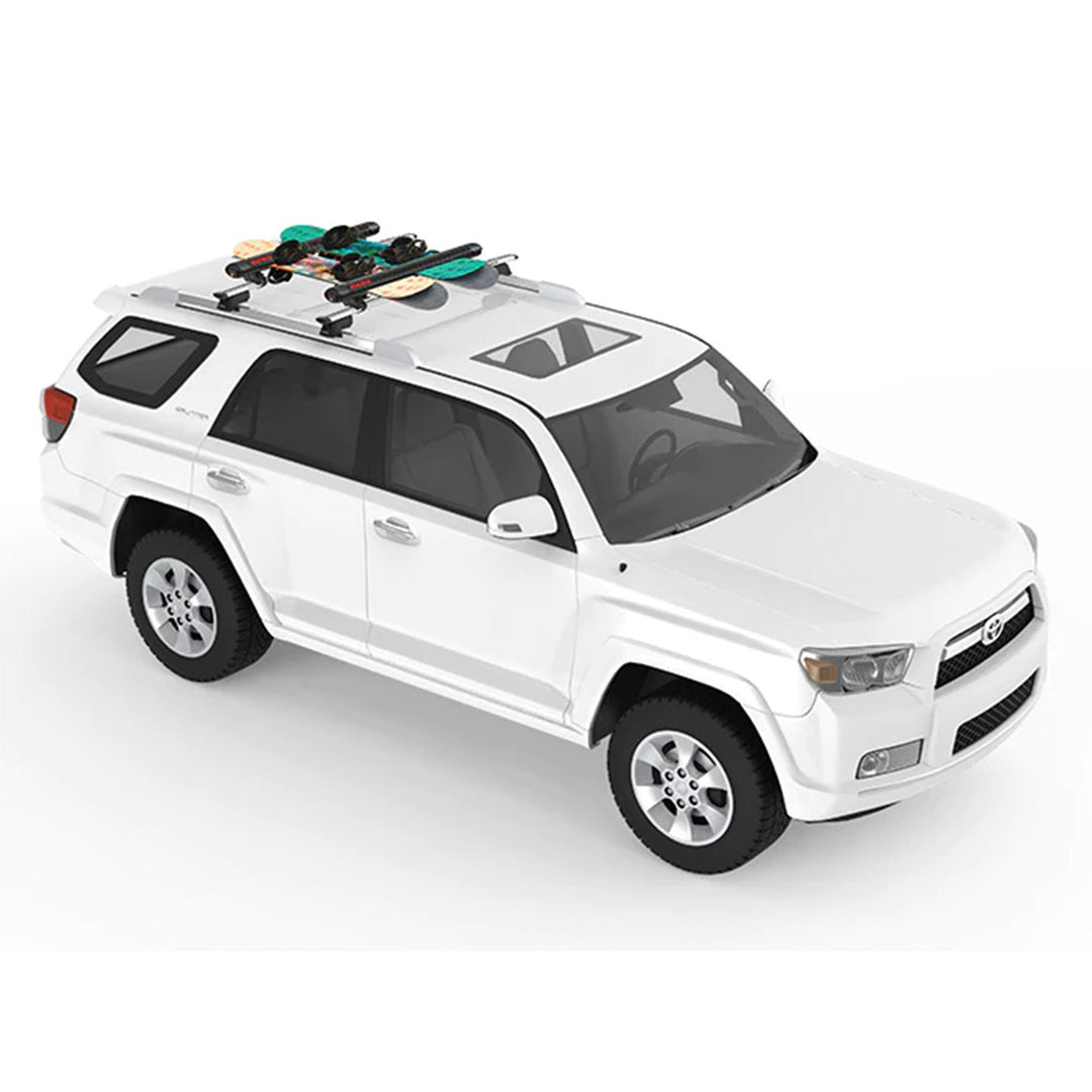 YAKIMA FatCat EVO 6 Skis or 4 Snowboards Mount Roof Rack, Fits T-Slot Crossbars