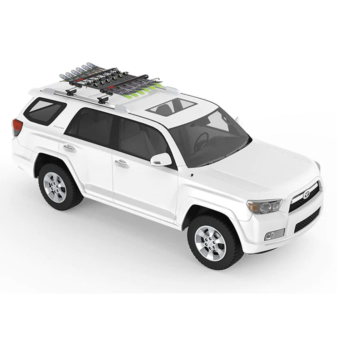 YAKIMA FatCat EVO 6 Skis or 4 Snowboards Roof Rack, Fits T-Slot Crossbars (Used)