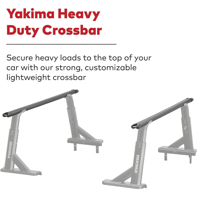 Yakima 55 Inch Lightweight Aluminum HD Crossbar, Black(Set of 2)(Used)