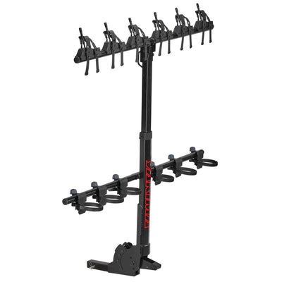 Yakima HangOver 6 Adjustable Vertical Steel Mountain Bike Hitch Rack for 6 Bikes