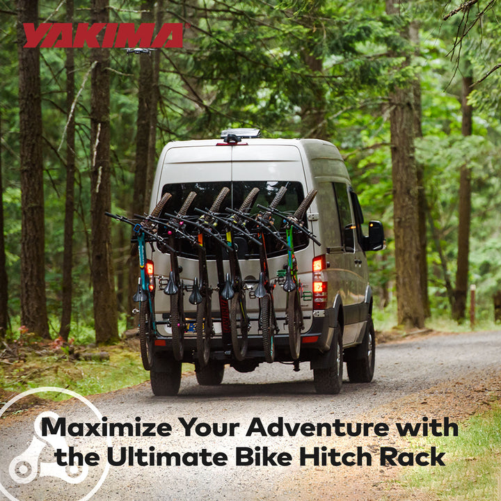 Yakima 6 Adjustable Steel Mountain Bike Hitch Rack for 6 Bikes (Open Box)