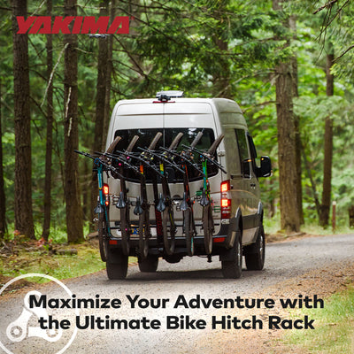 Yakima 6 Adjustable Vertical Steel Mountain Bike Hitch Rack for 6 Bikes (Used) - VMInnovations
