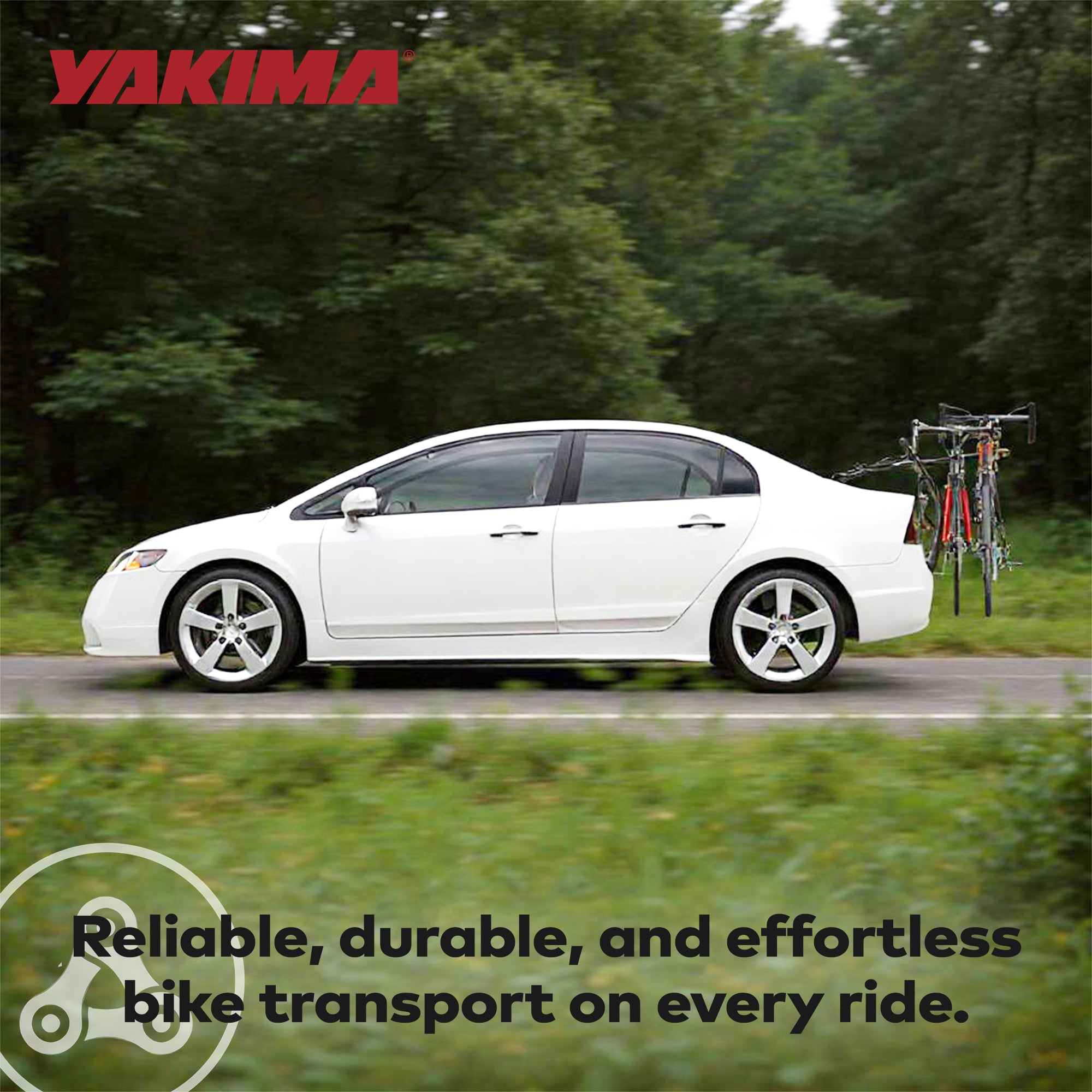 Yakima FullBack 2 Bike Capacity Trunk Bike Strap Rack w/ZipStrips (Open Box) - VMInnovations