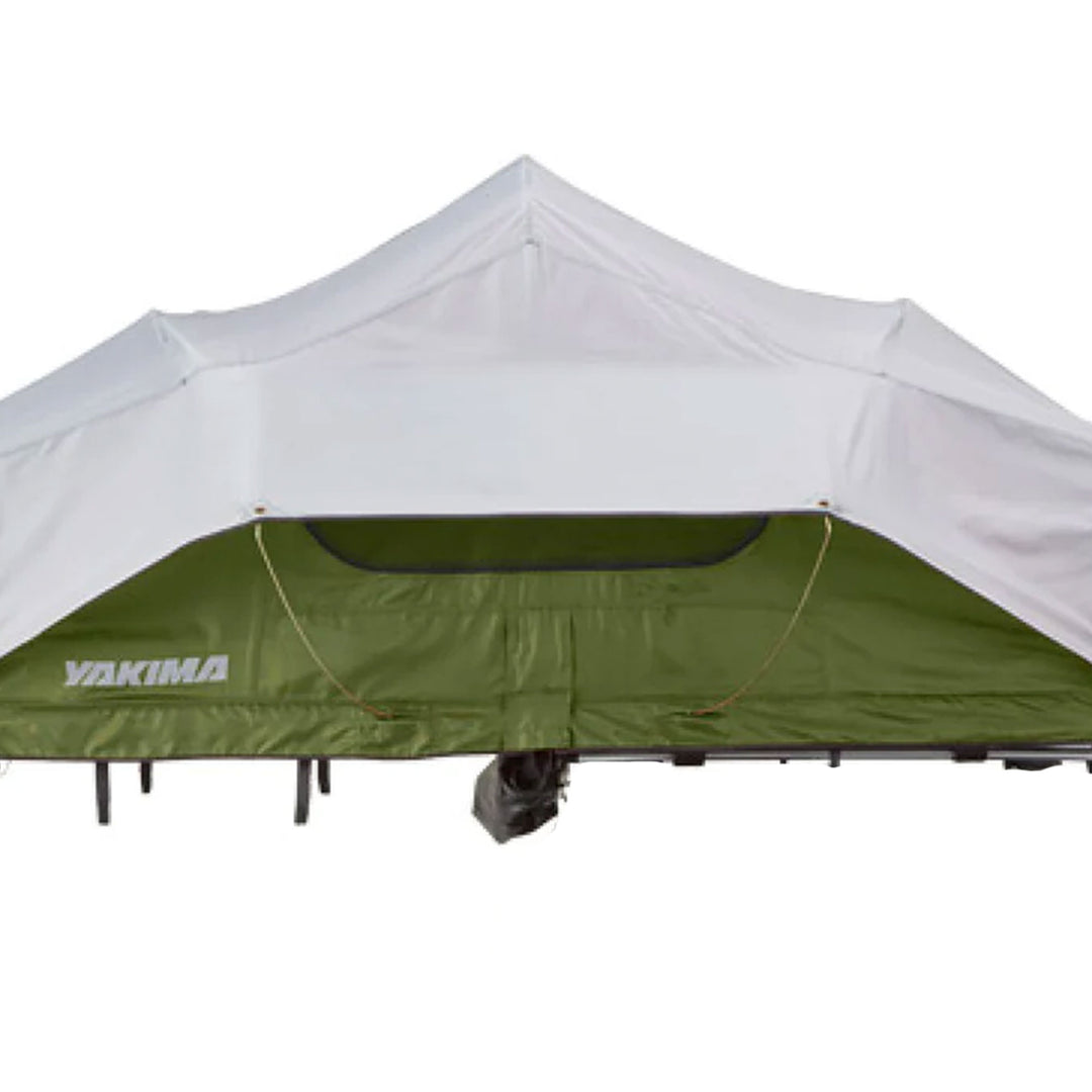 Yakima Medium Nylon Rooftop Camping Tent for 3 People w/Ladder, Green (Open Box)