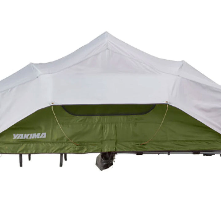 Yakima Medium Nylon Rooftop Camping Tent for 3 People w/Ladder, Green (Used)