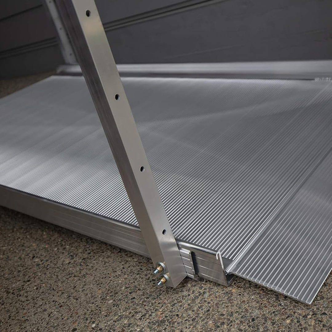 EZ-ACCESS GATEWAY 3G 8 Foot Aluminum Portable Wheelchair Ramp w/2 Line Handrails