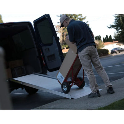EZ-ACCESS TRAVERSE 8 Ft Walking Ramp Aluminum Non Slip Surface, Silver(Open Box) - VMInnovations