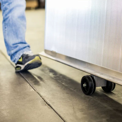 EZ-ACCESS TRAVERSE 8 Ft Walking Ramp Aluminum Non Slip Surface, Silver(Open Box) - VMInnovations