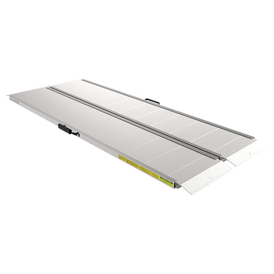 EZ-ACCESS TRAVERSE 6 Foot Aluminum Singlefold Portable Loading Ramp, Silver - VMInnovations